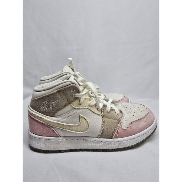 Nike Air Jordan 1 Mid Pastel Grind - Size 5.5 Youth - Picture 7 of 16